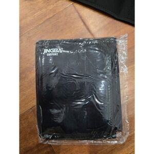 JINGBA SUPPORT Black Adjustable Lumbar Back Brace Belt Waist Support